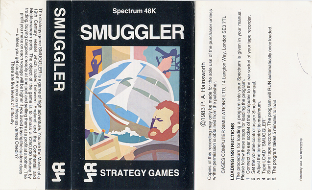 Screen from Smuggler
