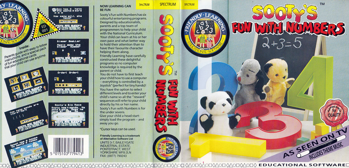 Screen from Sooty's Fun with Numbers