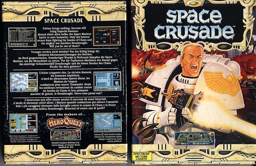 Screen from Space Crusade
