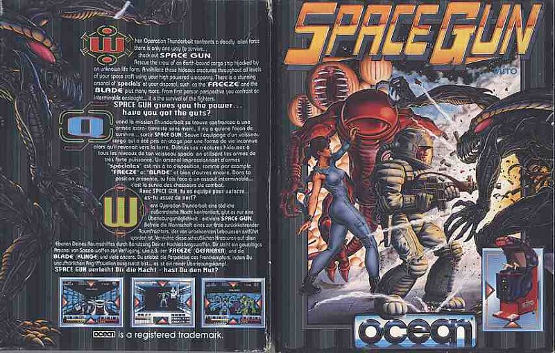 Screen from Space Gun