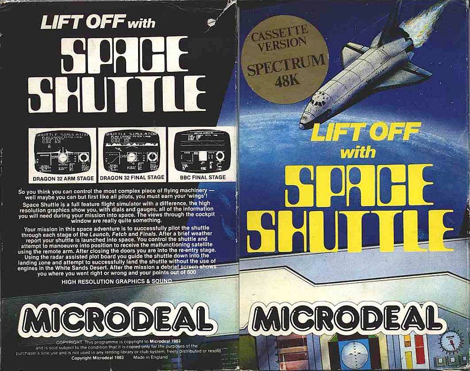 Screen from Space Shuttle
