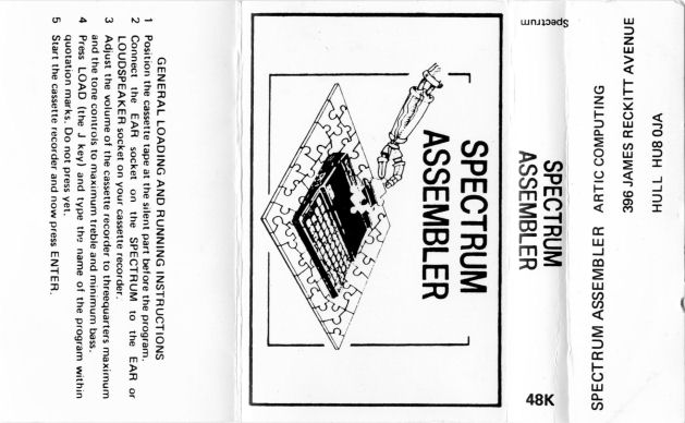 Screen from Spectrum Assembler