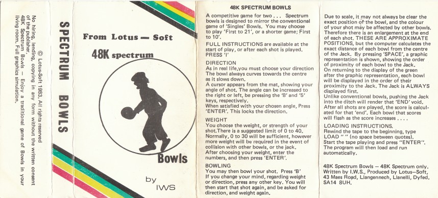 Screen from Spectrum Bowls