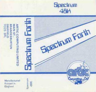 Screen from Spectrum FORTH