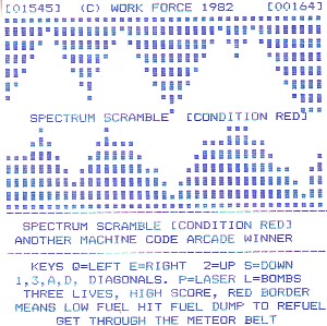 Screen from Spectrum Scramble