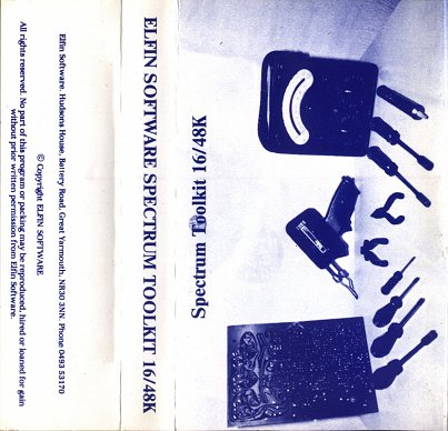 Screen from Spectrum Toolkit