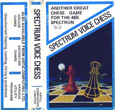 Screen from Spectrum Voice Chess