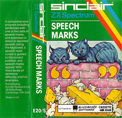 Screen from Speech Marks