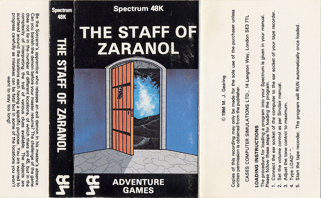 Screen from The Staff of Zaranol
