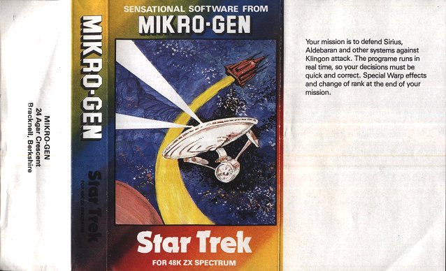 Screen from Star Trek