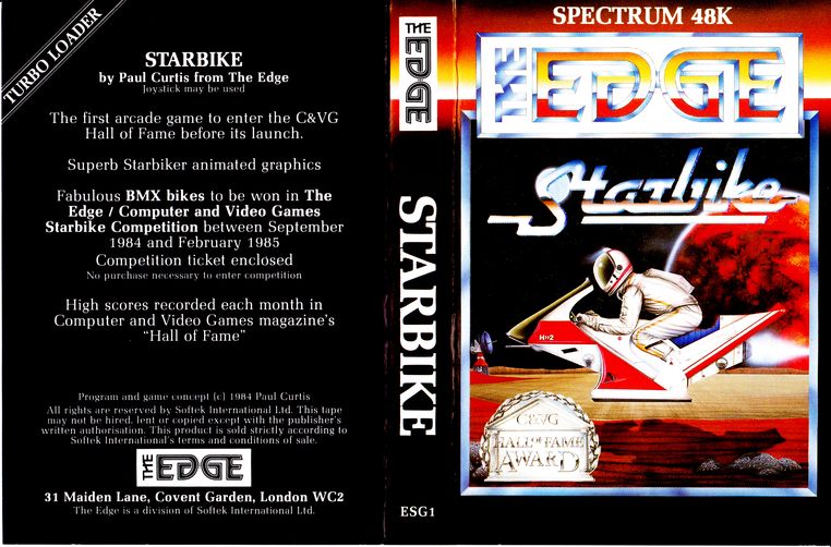 Screen from Starbike