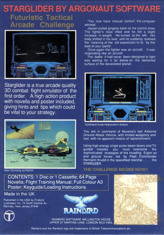 Screen from Starglider