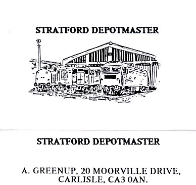 Screen from Stratford Depotmaster