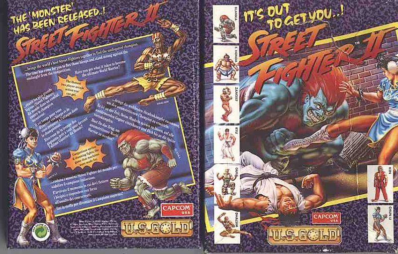 Screen from Street Fighter II