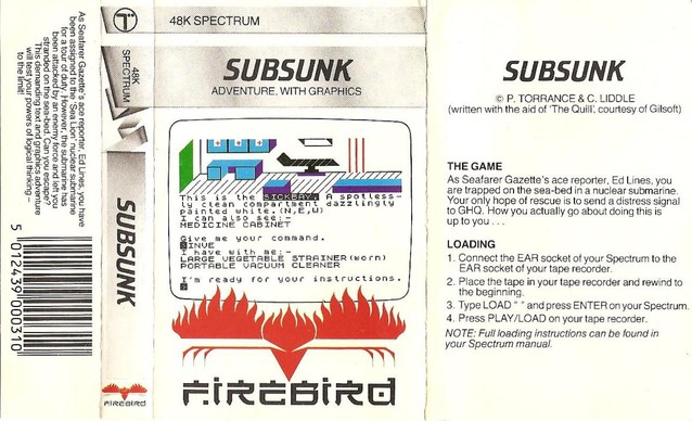 Screen from Subsunk