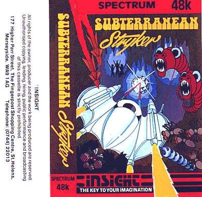Screen from Subterranean Stryker