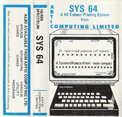Screen from Sys 64
