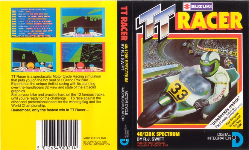 Screen from TT Racer