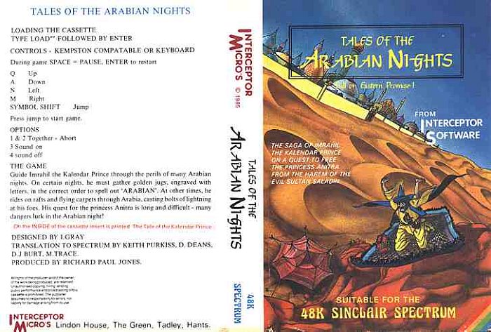 Screen from Tales of the Arabian Nights