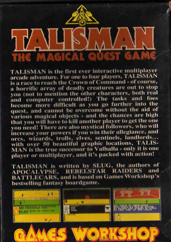 Screen from Talisman