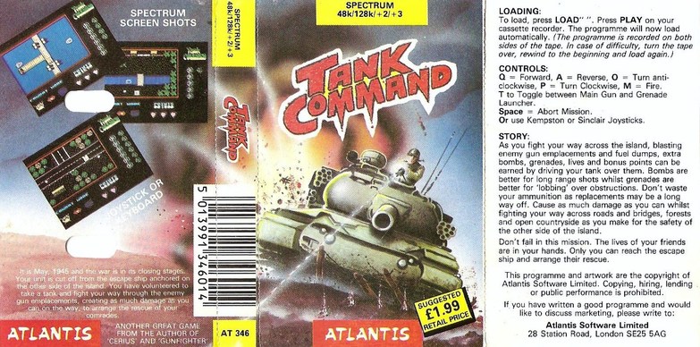 Screen from Tank Command