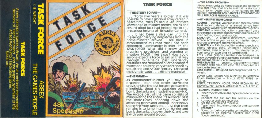Screen from Task Force