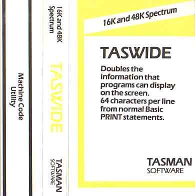 Screen from Taswide