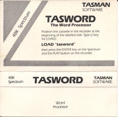 Screen from Tasword