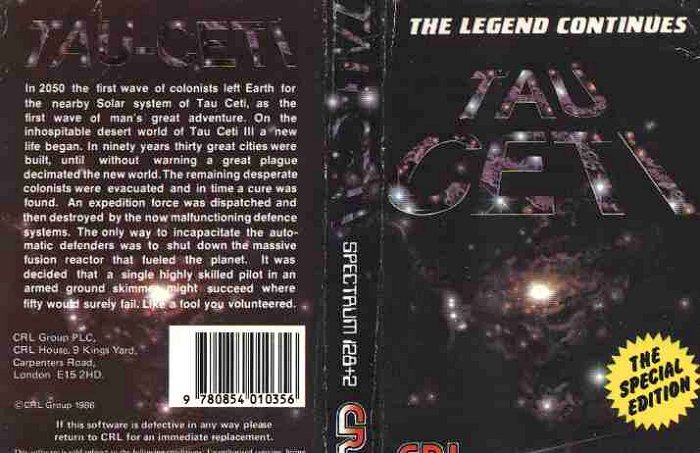 Screen from Tau Ceti - The Special Edition