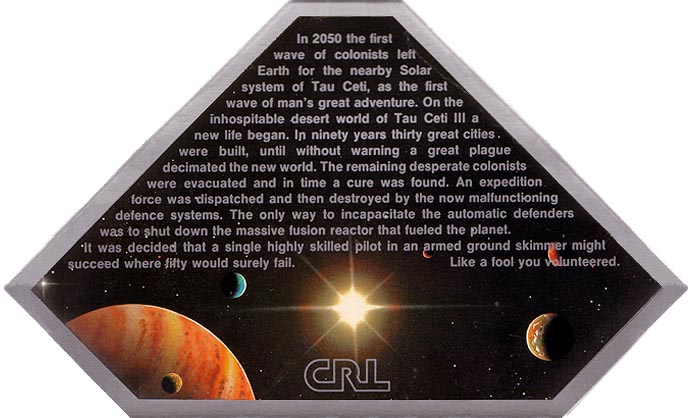 Screen from Tau Ceti