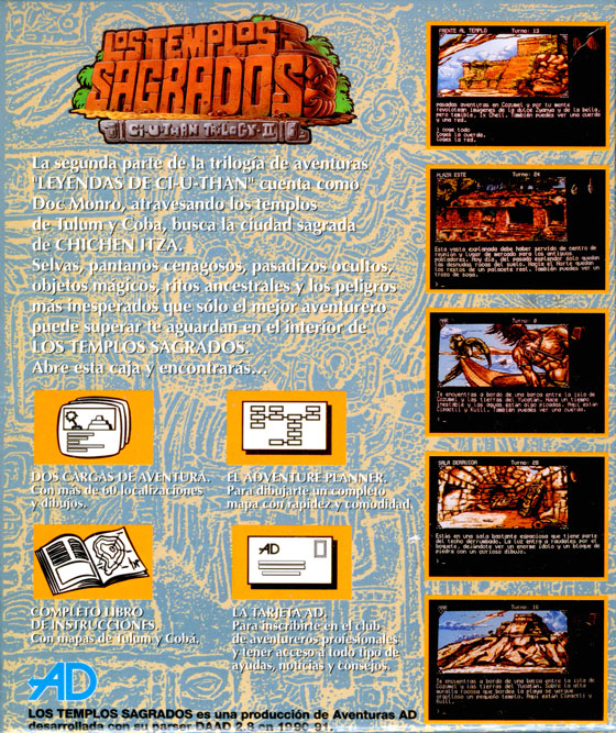 Screen from Los Templos Sagrados