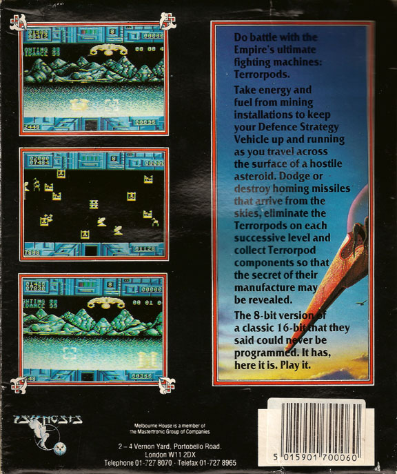 Screen from Terrorpods