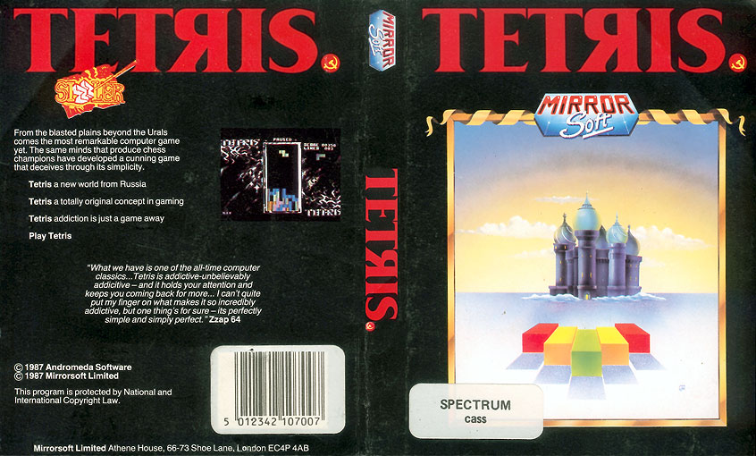 Screen from Tetris