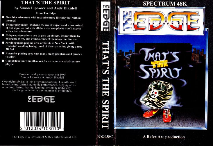 Screen from That's the Spirit