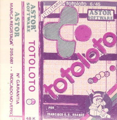 Screen from Totoloto
