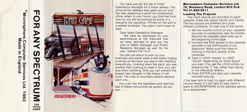 Screen from The Train Game