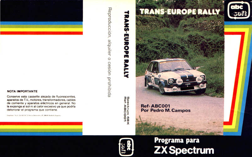 Screen from Trans-Europe Rally