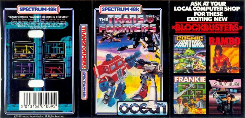 Screen from The Transformers