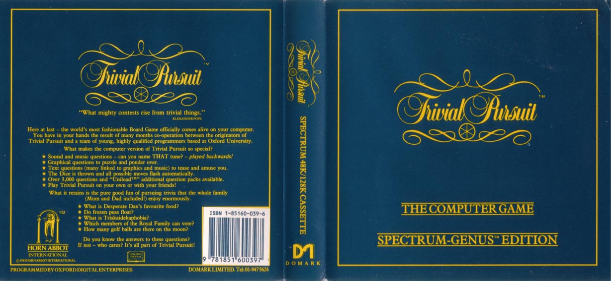 Screen from Trivial Pursuit