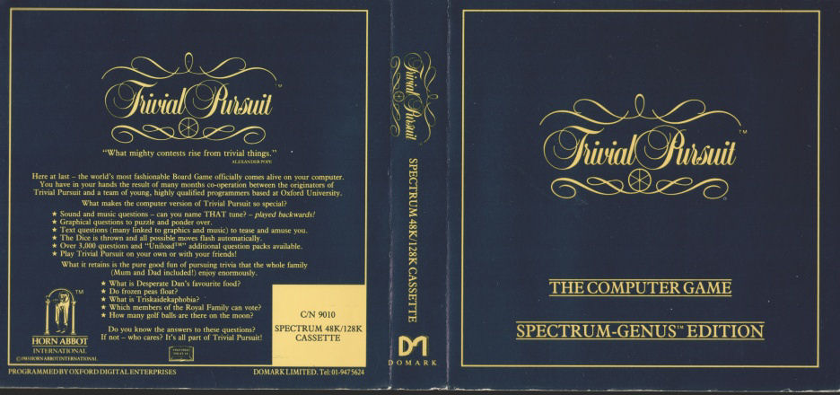 Screen from Trivial Pursuit