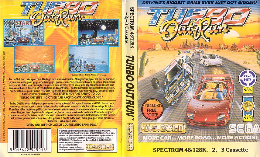 Screen from Turbo Out Run