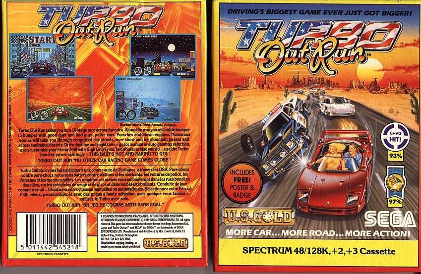 Screen from Turbo Out Run
