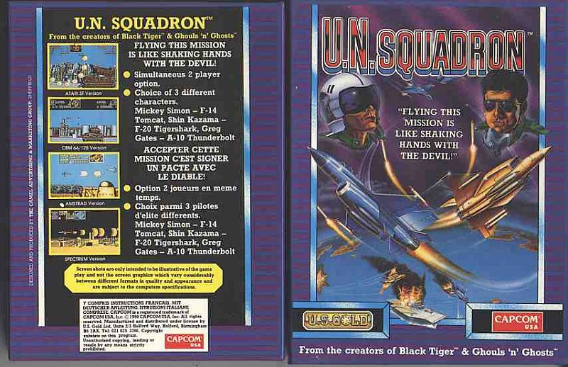 Screen from U.N. Squadron