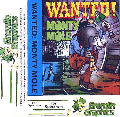 Screen from Wanted: Monty Mole