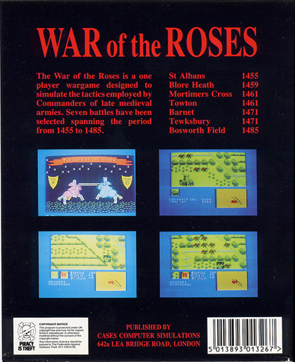 Screen from War of the Roses