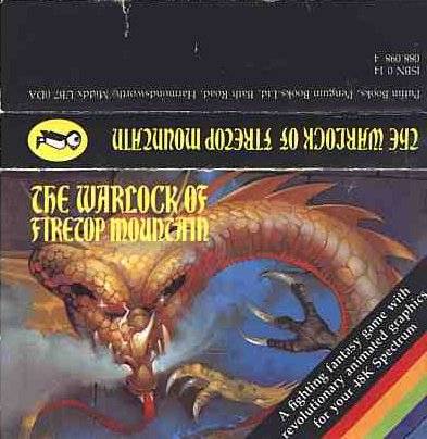 Screen from The Warlock of Firetop Mountain