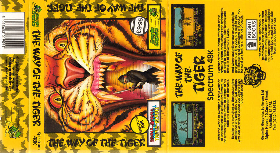 Screen from The Way of the Tiger