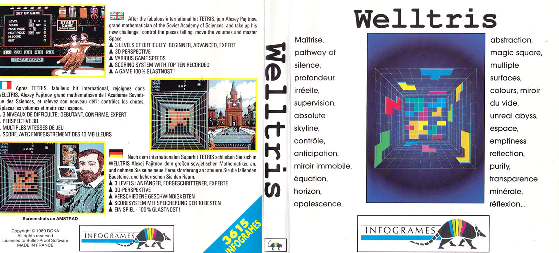 Screen from Welltris