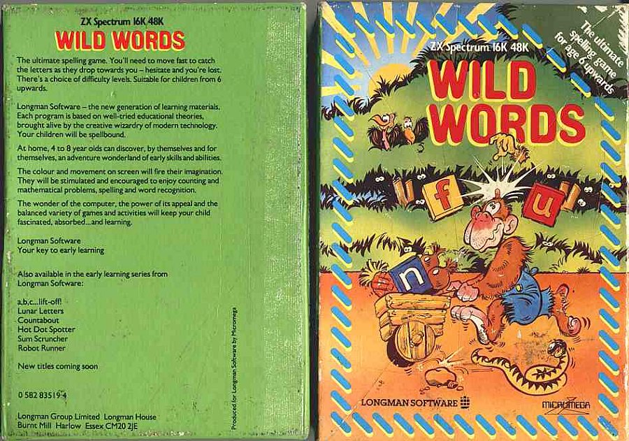 Screen from Wild Words