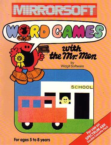 Screen from Word Games with the Mr. Men